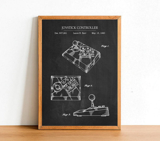 ARCADE CONTROLLER - Patent Poster - Classic Posters
