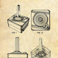 ATARI JOYSTICK - Patent Poster - Classic Posters