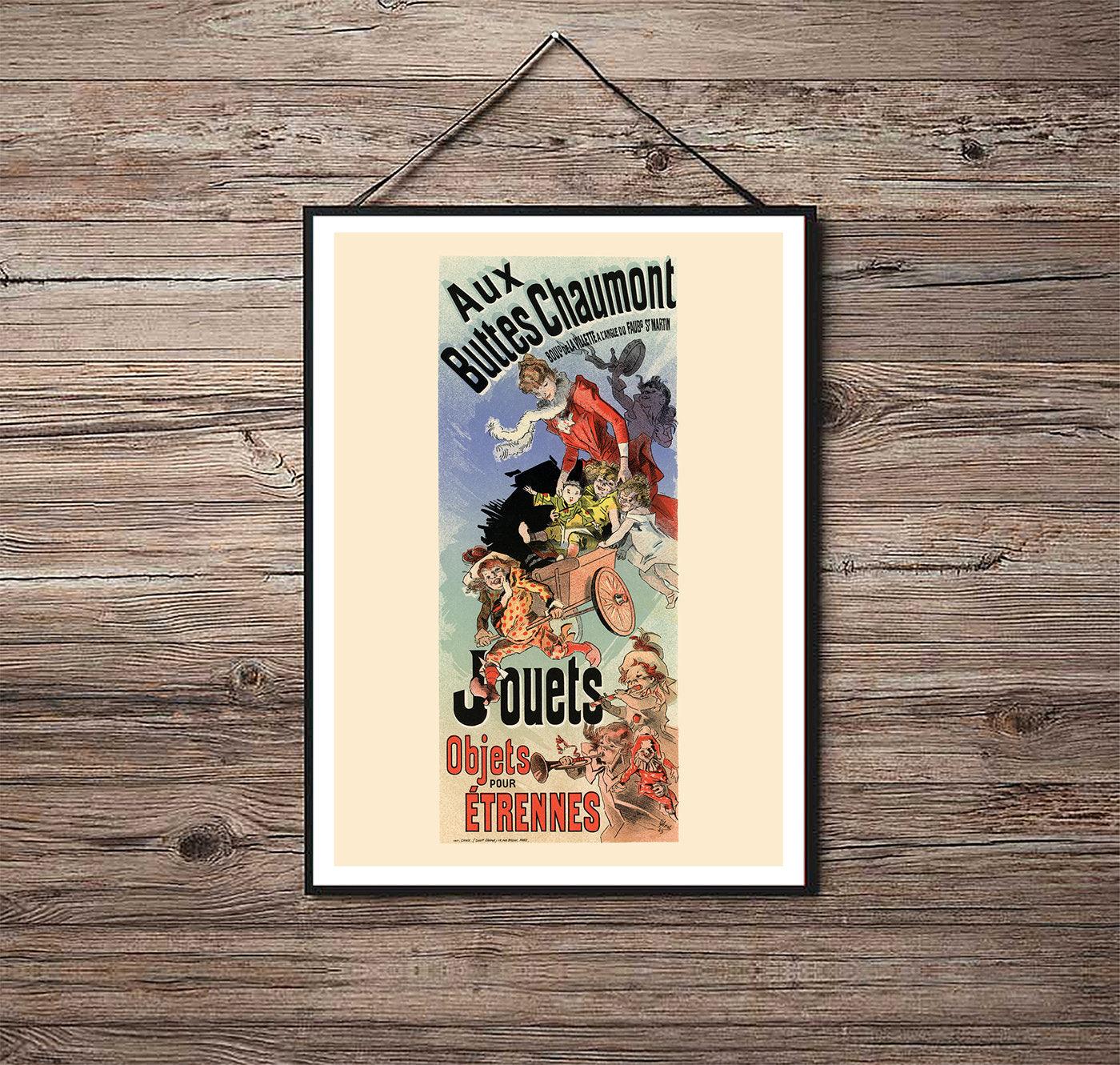Aux Buttes Chaumont - 1898 - Art Nouveau - Classic Posters