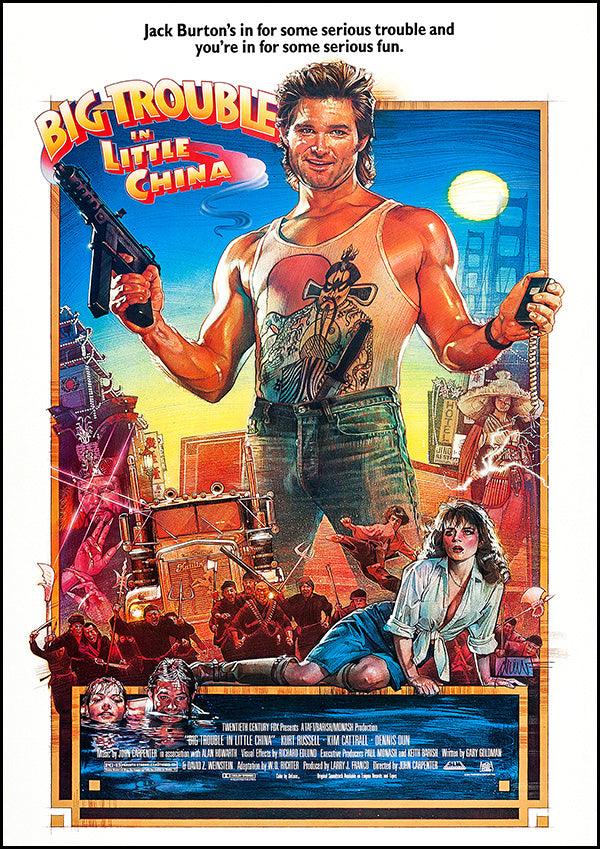 Big Trouble in Little China - 1986 - Classic Movie Poster - Classic Posters