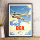 BRITISH AIRWAYS - Vintage Travel Poster - Classic Posters