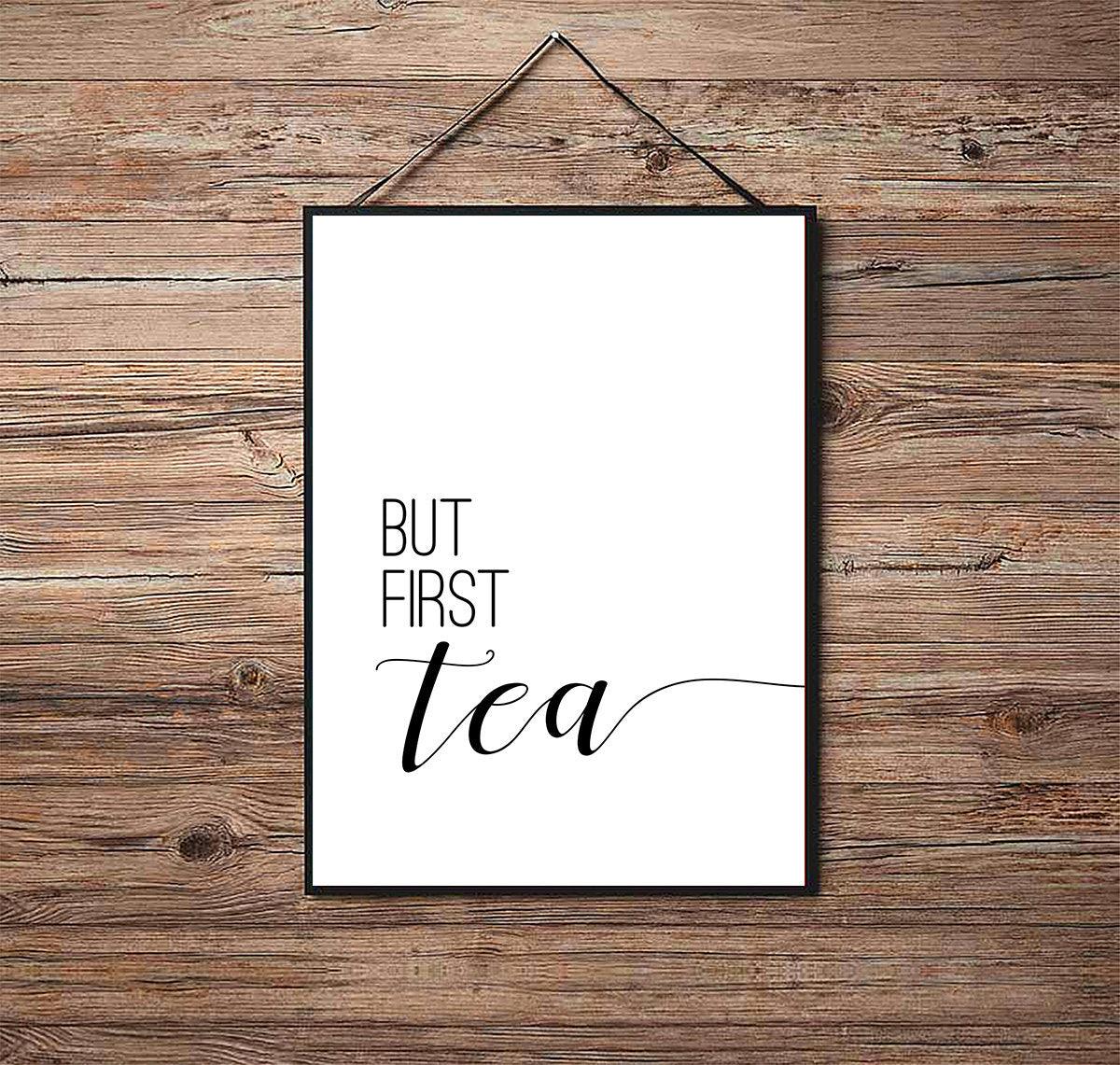 But First Tea - Kitchen Poster - Classic Posters
