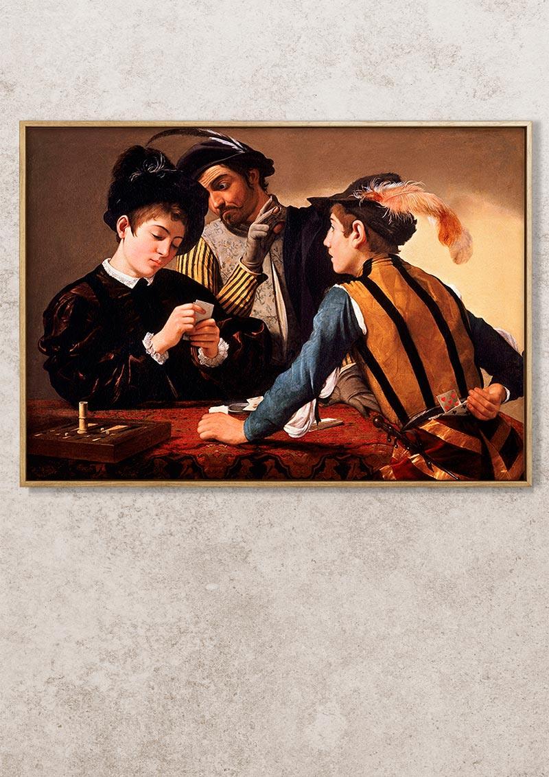 Cardsharps - 1597 - Caravaggio - Fine Art Print - Classic Posters