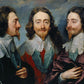 Charles I in Three Positions - 1636 - Anthony van Dyck - Fine Art Print - Classic Posters