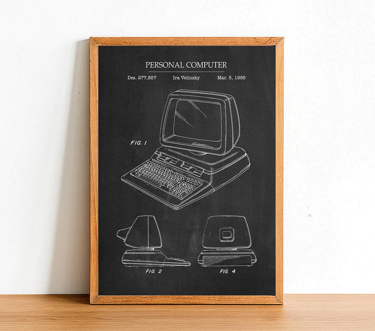 COMMODORE PET - Patent Poster - Classic Posters