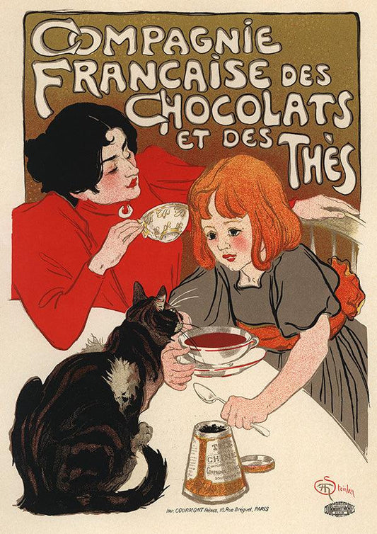 Compagnie Francaise des Chocolats et des Thés - 1895 - Art Nouveau - Classic Posters
