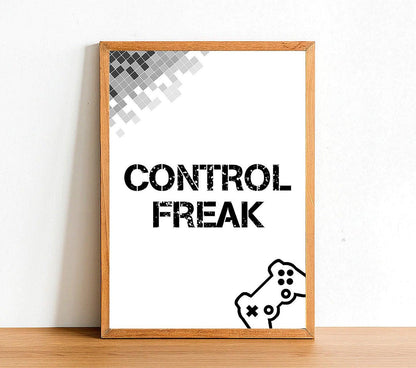 Control Freak - Gaming Poster - Classic Posters