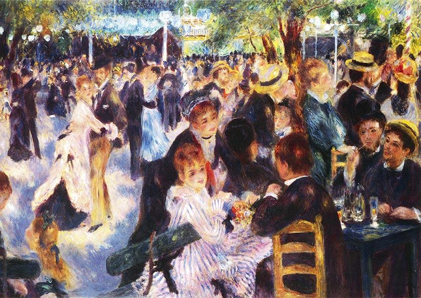 Dance at Le Moulin de la Galette - 1876 - Auguste Renoir - Fine Art Print - Classic Posters