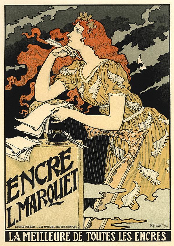 Encre L Marquet - 1892 - Art Nouveau - Classic Posters