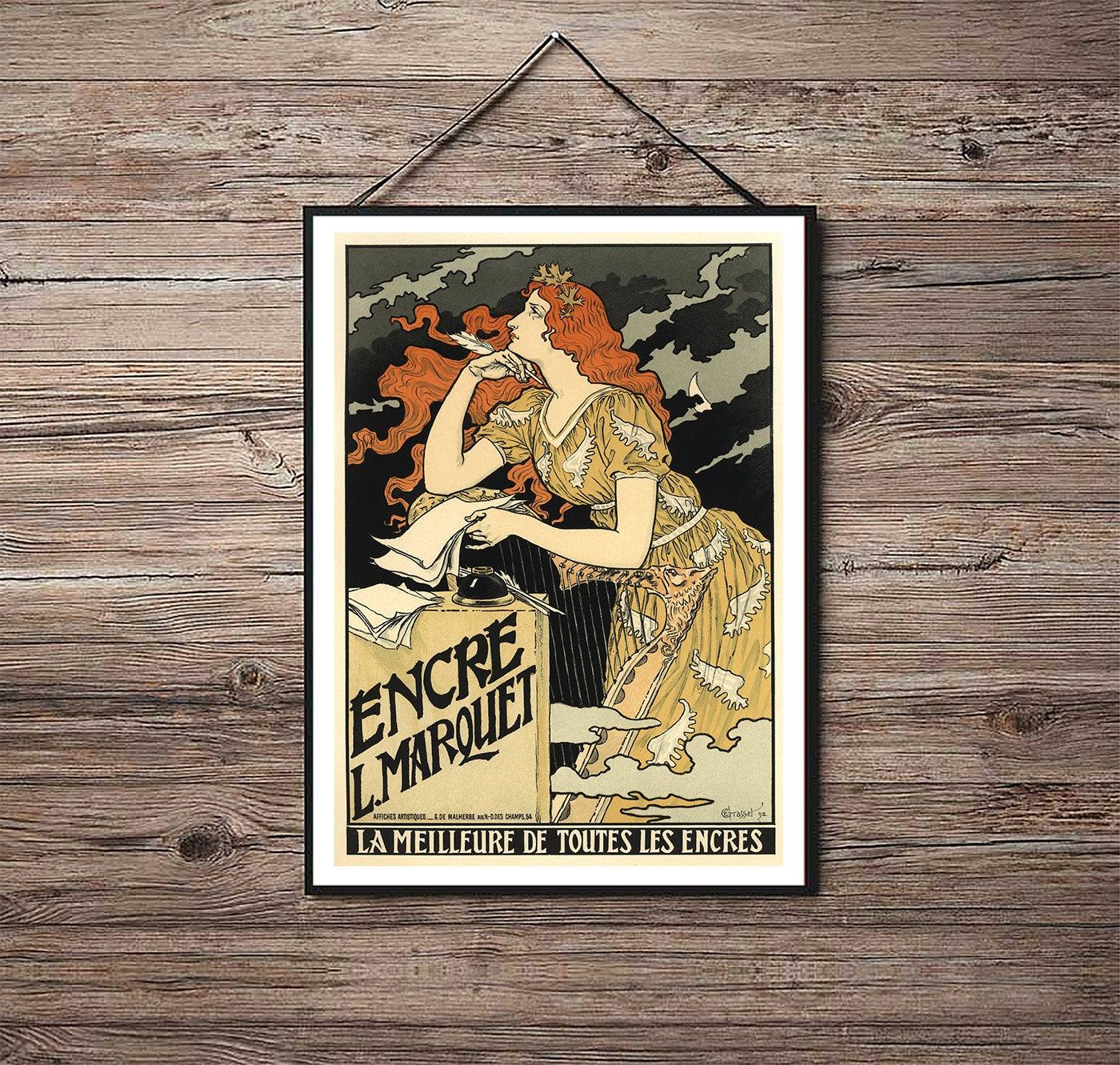 Encre L Marquet - 1892 - Art Nouveau - Classic Posters