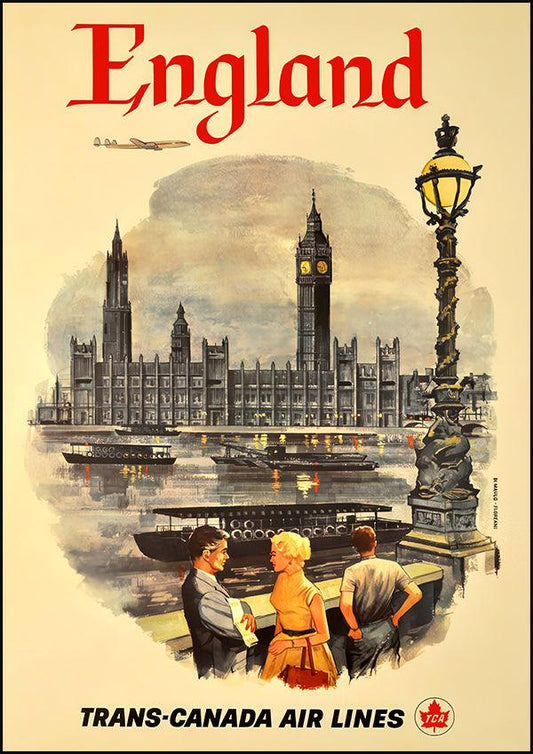 ENGLAND - Vintage Travel Poster - Classic Posters