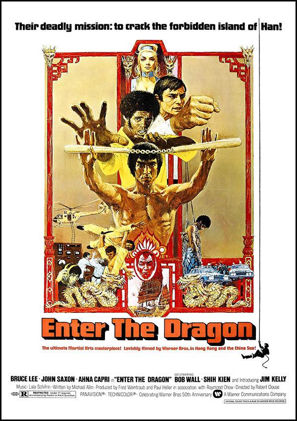 Enter The Dragon - 1973 - Classic Movie Poster - Classic Posters