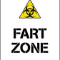 Fart Zone - Inspirational Print - Classic Posters