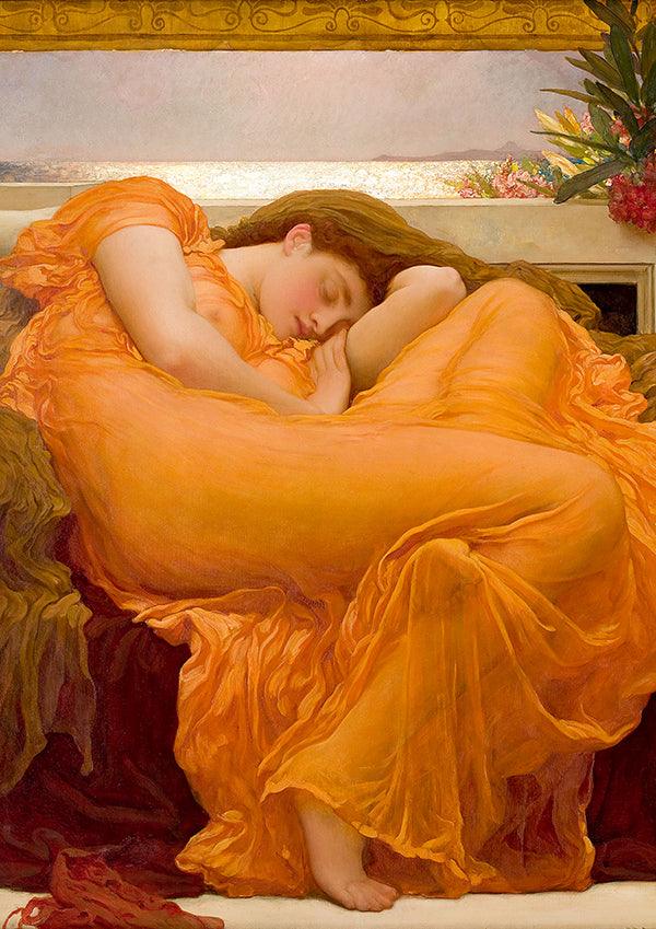 Flaming June - 1895 - Frederic Leighton - Fine Art Print - Classic Posters