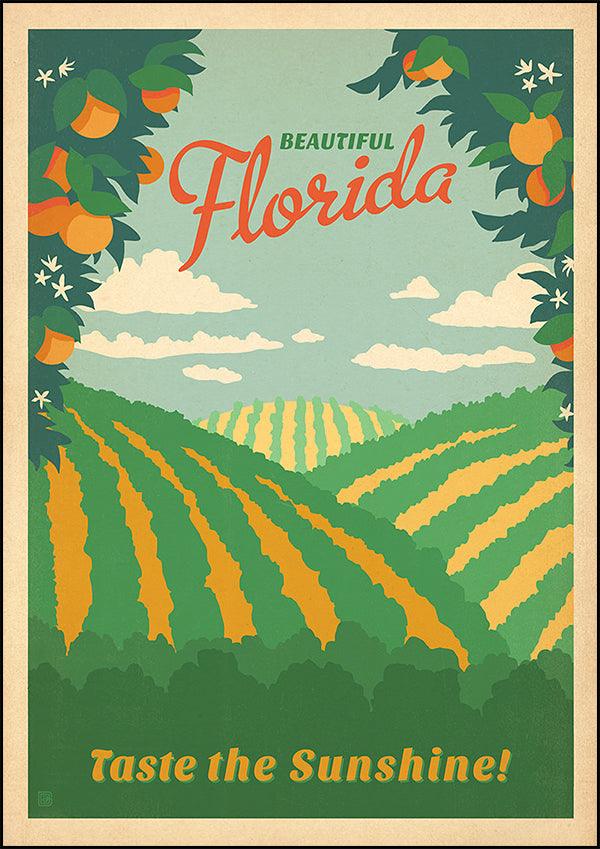 FLORIDA - Vintage Travel Poster - Classic Posters
