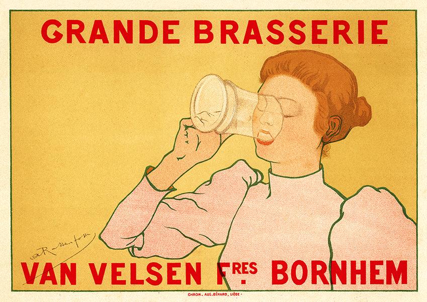 Grande Brasserie - 1896 - Art Nouveau - Classic Posters