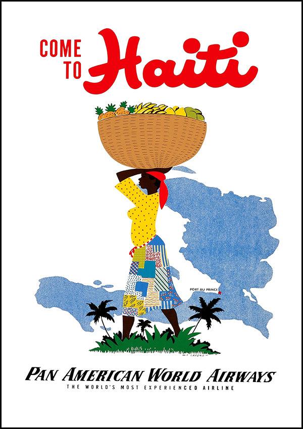 HAITI - Vintage Travel Poster - Classic Posters
