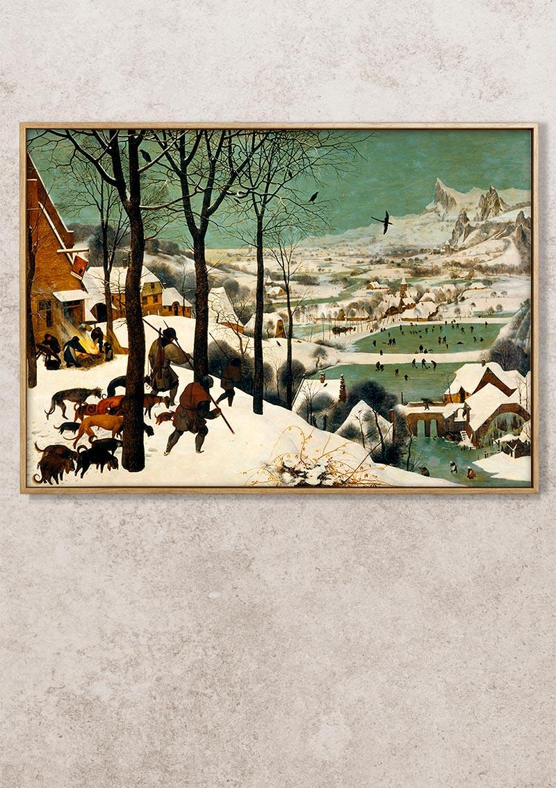 Hunters in the Snow - 1565 - Pieter Bruegel the Elder - Fine Art Print - Classic Posters