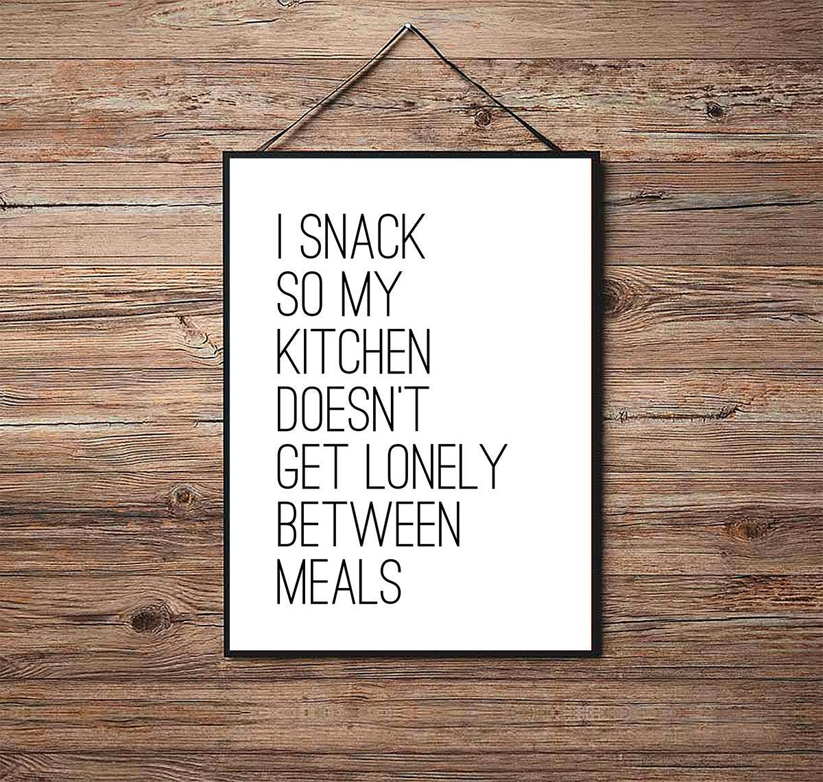 I Snack - Kitchen Poster - Classic Posters