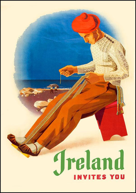 IRELAND INVITES - Vintage Travel Poster - Classic Posters