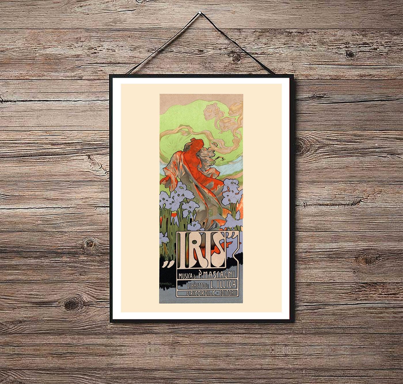 Iris - 1898 - Art Nouveau - Classic Posters