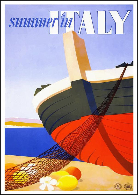 ITALY - Vintage Travel Poster - Classic Posters