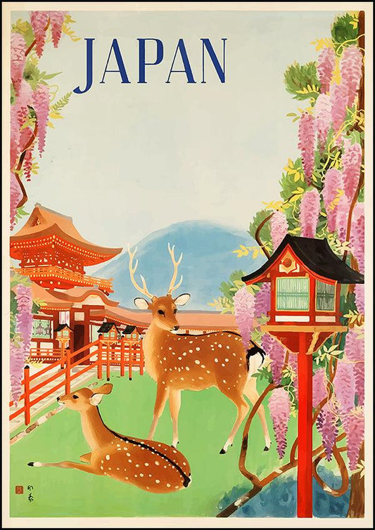 JAPAN - Vintage Travel Poster - Classic Posters