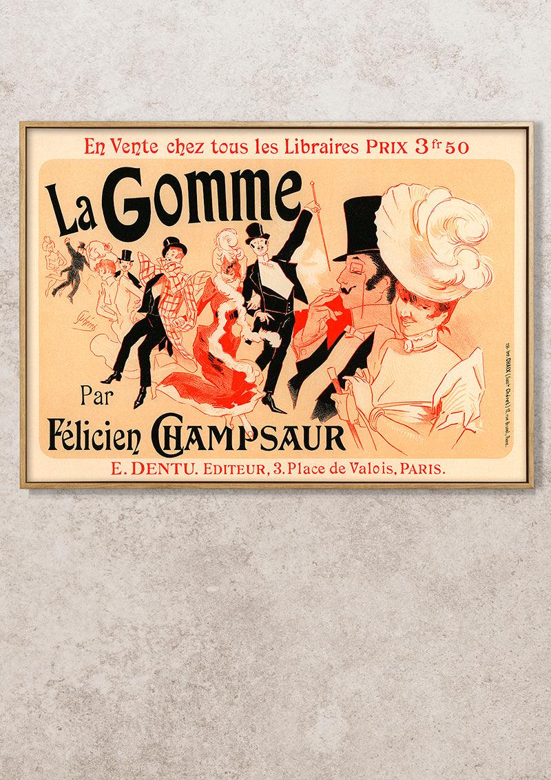 La Gomme - 1900 - Art Nouveau - Classic Posters