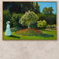 Lady in the Garden - 1867 - Claude Monet - Fine Art Print - Classic Posters