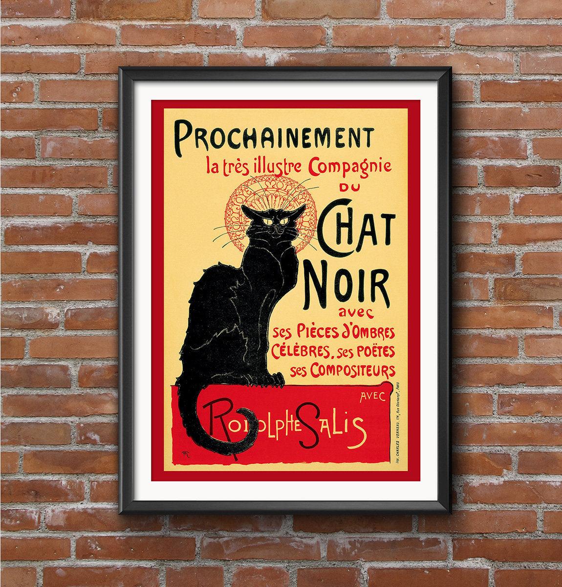 LE CHAT NOIR - 1896 - Music Concert Poster - Classic Posters