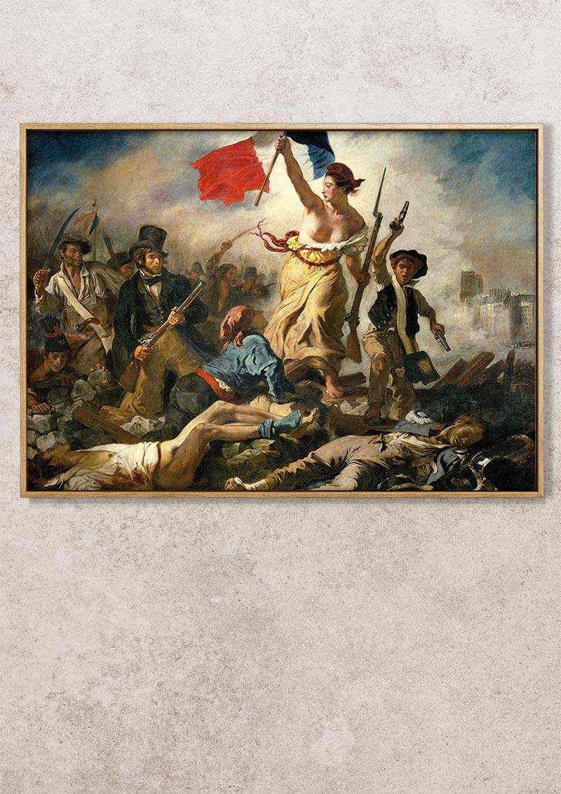 Liberty Leading the People - 1830 - Eugene Delacroix - Fine Art Print - Classic Posters