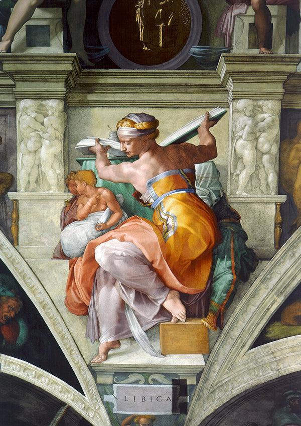 Libyan Sibyles - 1511 - Michelangelo Buonarroti - Fine Art Print - Classic Posters