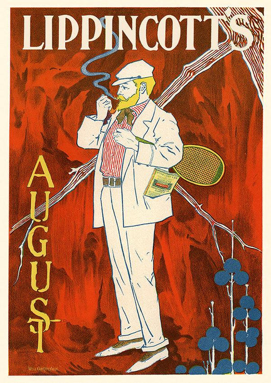Lippincotts Magazine - 1898 - Art Nouveau - Classic Posters