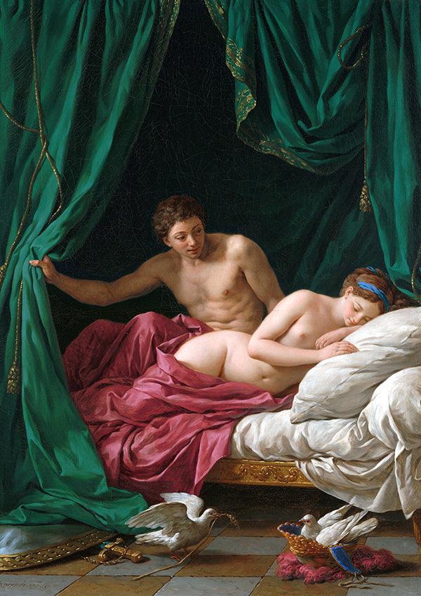 Mars & Venus - 1770 - Louis-Jean-François Lagrenée - Fine Art Print - Classic Posters