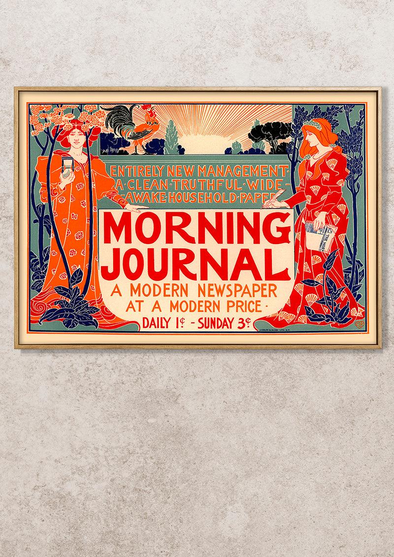 Morning Journal - 1895 - Art Nouveau - Classic Posters