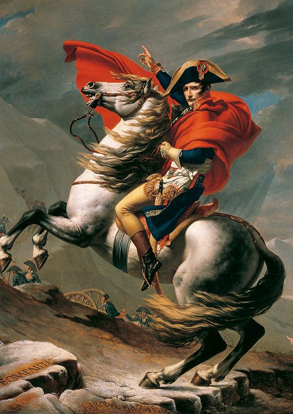 Napoleon Crossing the Alps - 1801 - Jacques-Louis David - Fine Art Print - Classic Posters