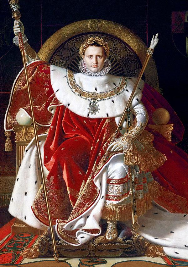 Napoleon I on his Imperial Throne - 1806 - Ingres - Fine Art Print - Classic Posters