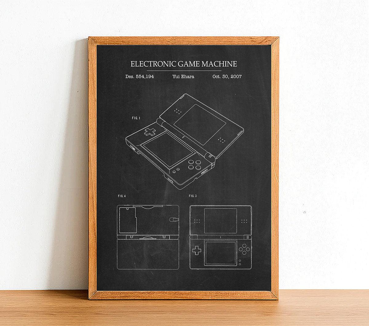 NINTENDO DS - Patent Poster - Classic Posters