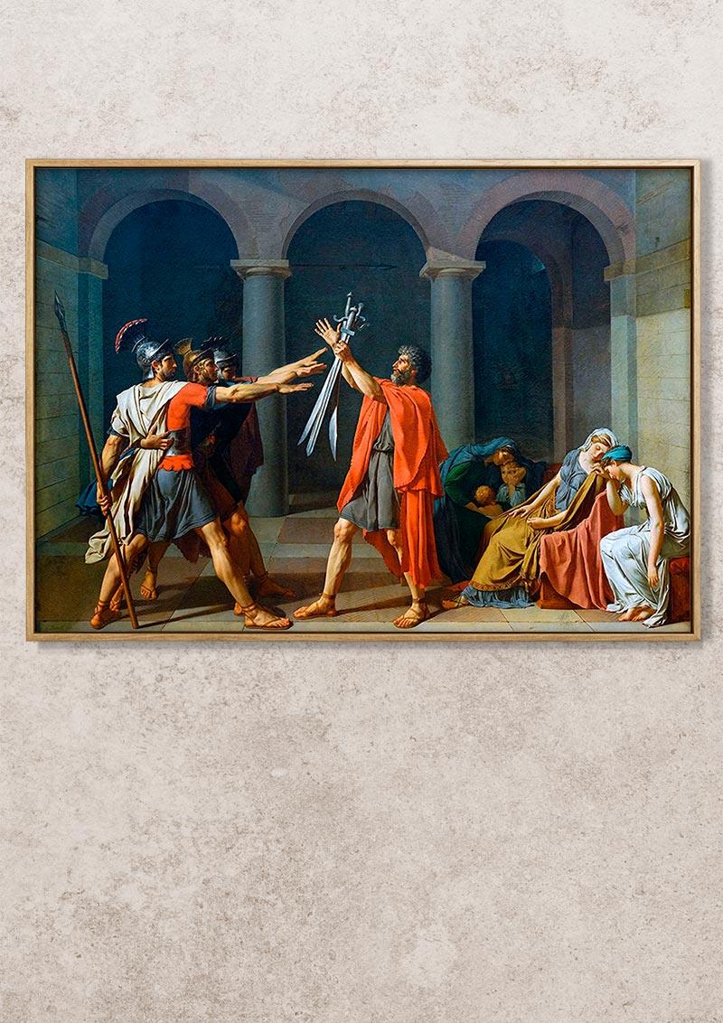 Oath of the Horatii - 1784 - Jacques-Louis David - Fine Art Print - Classic Posters