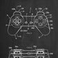 PLAYSTATION Controller PSX - Patent Poster - Classic Posters