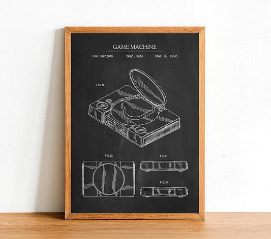 PLAYSTATION PSX - Patent Poster - Classic Posters