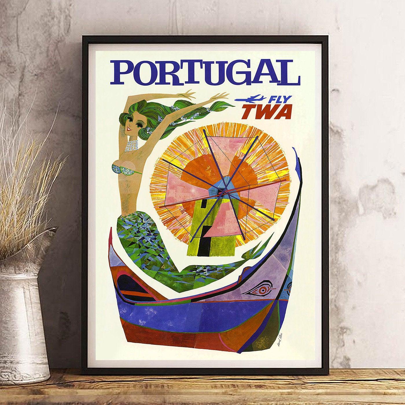 PORTUGAL - Vintage Travel Poster - Classic Posters