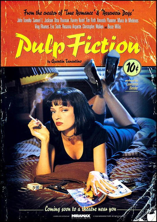 Pulp Fiction - 1994 - Classic Movie Poster - Classic Posters