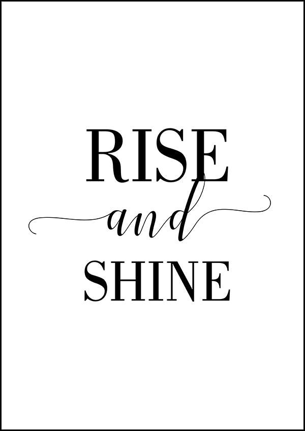 Rise And Shine - Kitchen Poster - Classic Posters