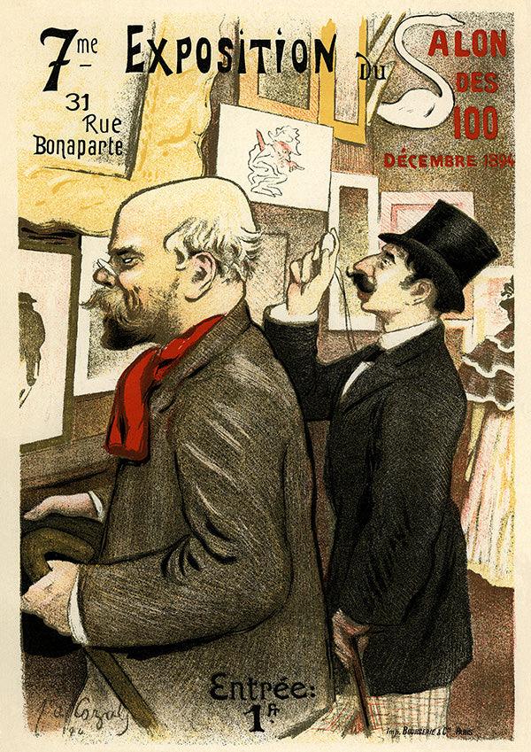 Salon des Cent - 7me Exposition - 1896 - Art Nouveau - Classic Posters