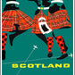 SCOTLAND Kilt - Vintage Travel Poster - Classic Posters