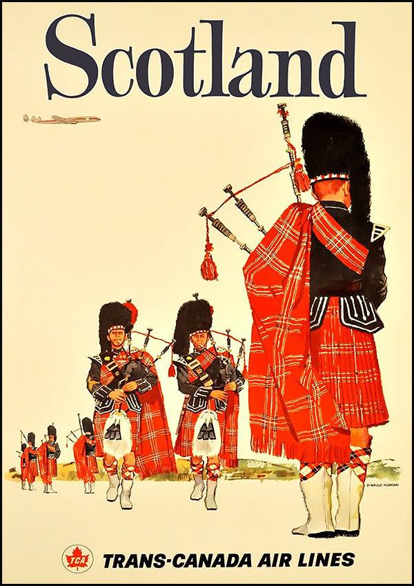 SCOTLAND TransCanada - Vintage Travel Poster - Classic Posters