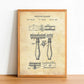 Shaving Razor - Bathroom Patent Poster - Classic Posters