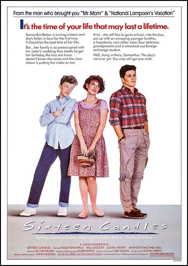 Sixteen Candles - 1984 - Classic Movie Poster - Classic Posters
