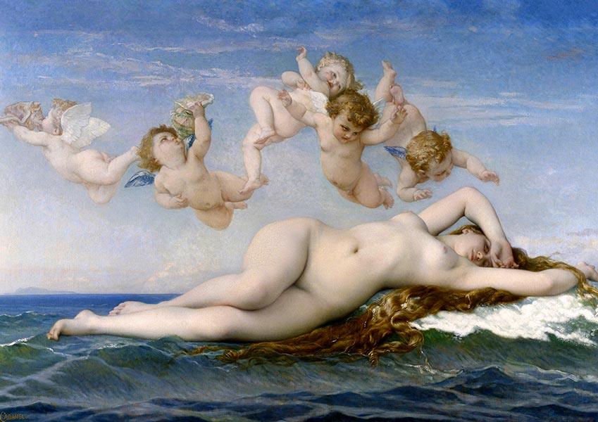 The Birth of Venus - 1863 - Alexandre Cabanel - Fine Art Print - Classic Posters